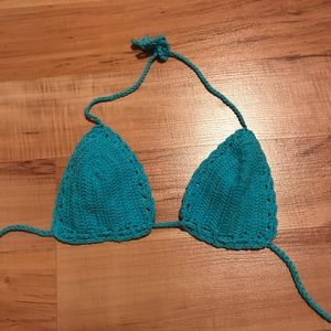 A love story by A.F. Crochet bikini top